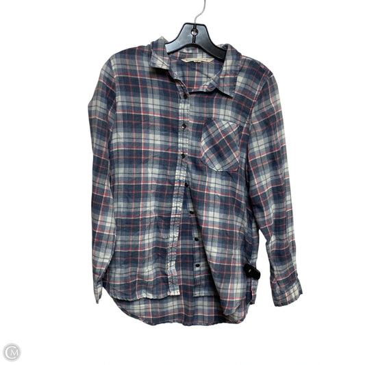 Top Long Sleeve By Vanilla Star In Blue & Red & White, Size: S