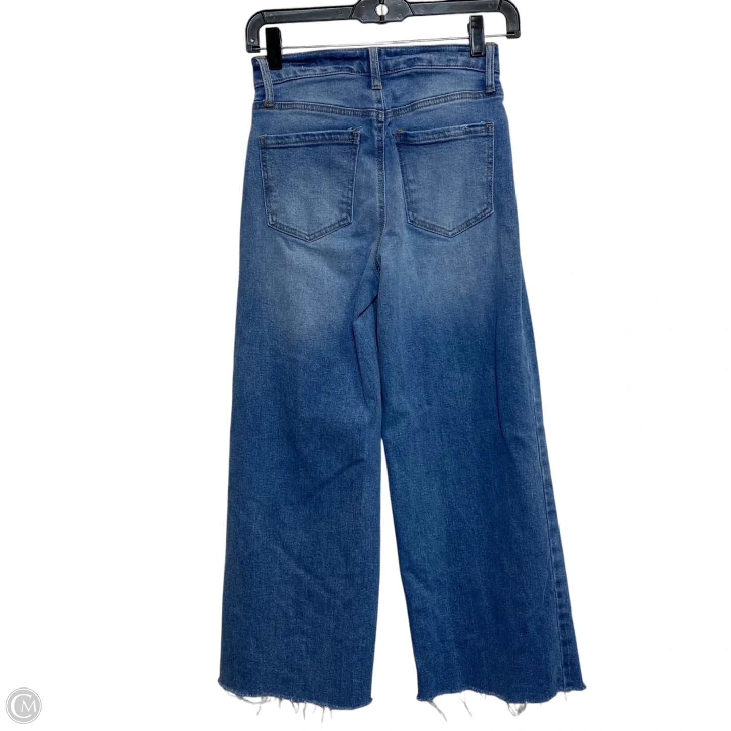 Jeans Wide Leg By Bcbgeneration In Blue Denim, Size: 0