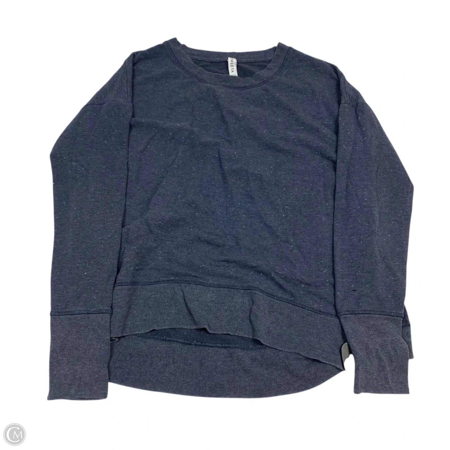 Athletic Top Long Sleeve Crewneck By Athleta In Blue, Size: M