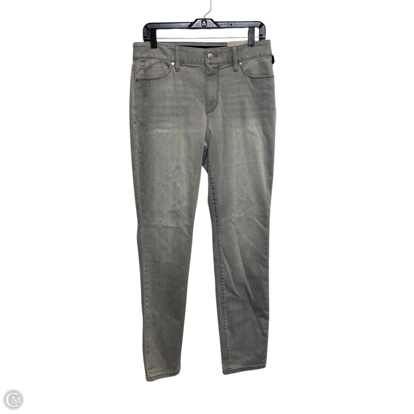 Jeans Jeggings By Chicos In Grey Denim, Size: 8