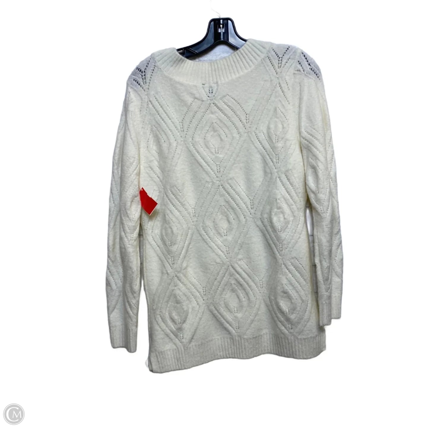 Sweater By Talbots In Cream, Size: S