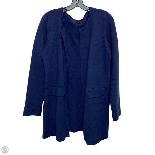 Sweater Cardigan By Rafaella In Navy, Size: L