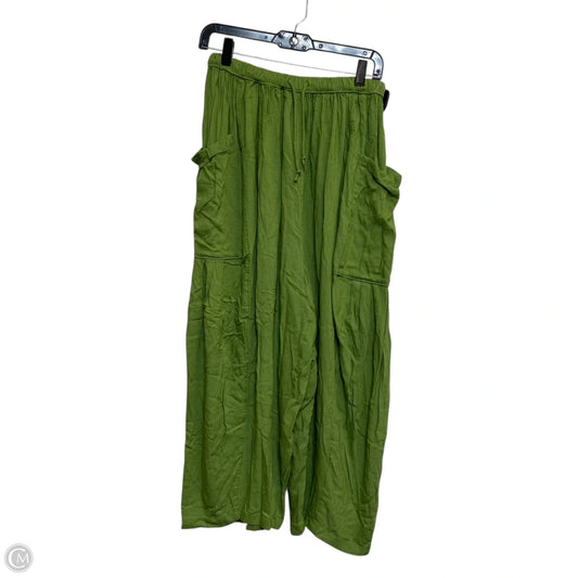 Pants Wide Leg By Free People In Green, Size: Xs