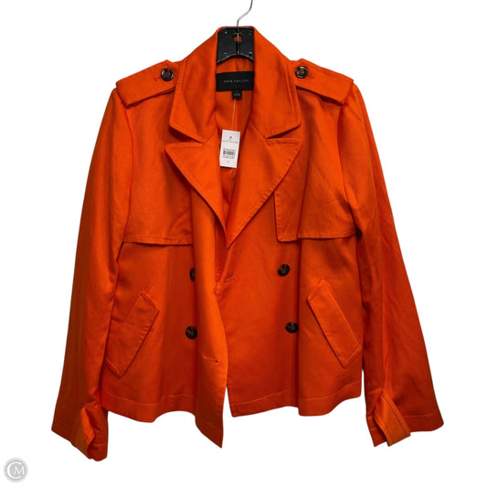 Jacket Other By Ann Taylor In Orange, Size: S