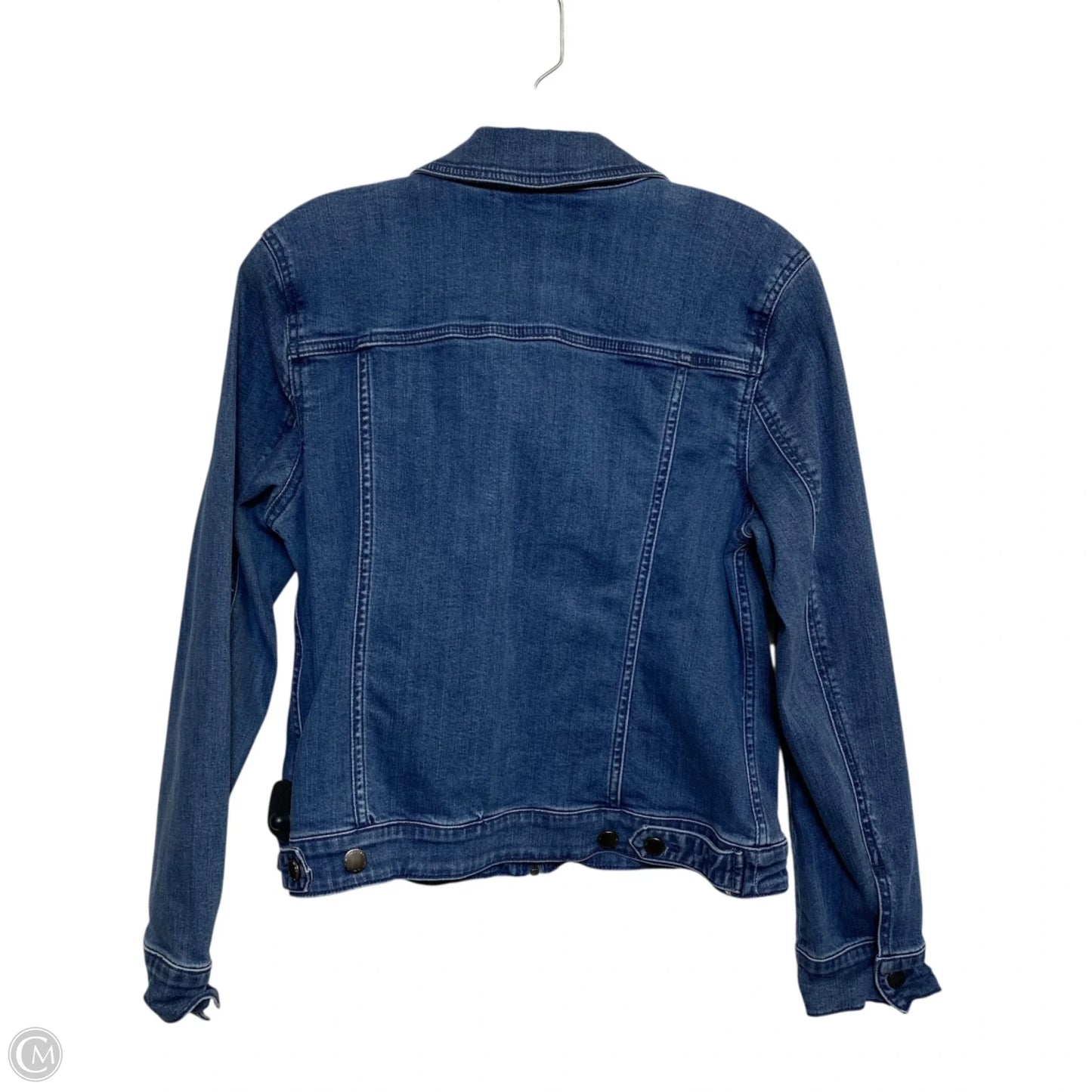 Jacket Denim By H For Halston In Blue Denim, Size: S