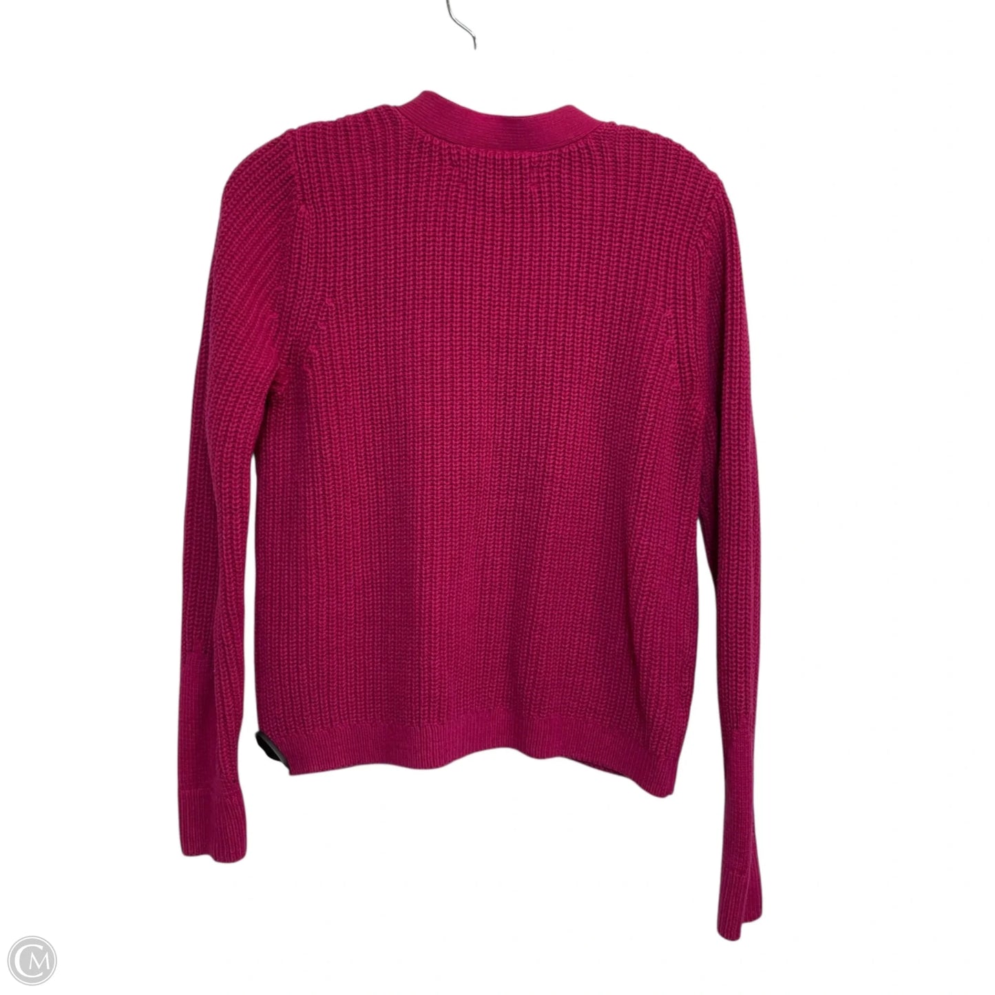 Sweater Cardigan By Loft In Pink, Size: M