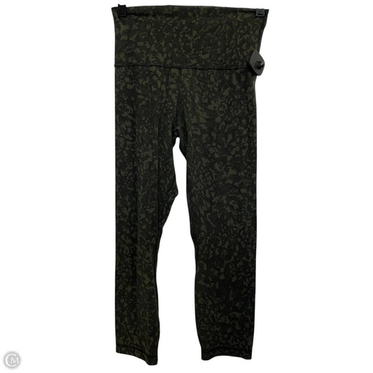 Athletic Leggings By Lululemon In Green, Size: S