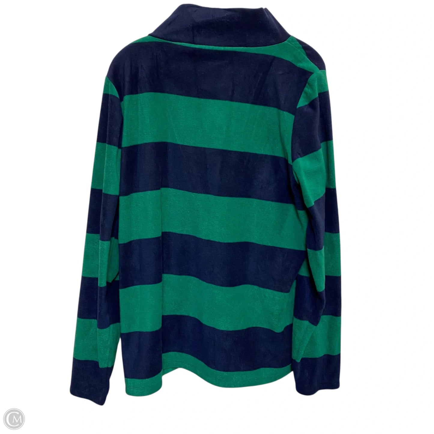 Top Long Sleeve By Kim Rogers In Blue & Green, Size: Xxl