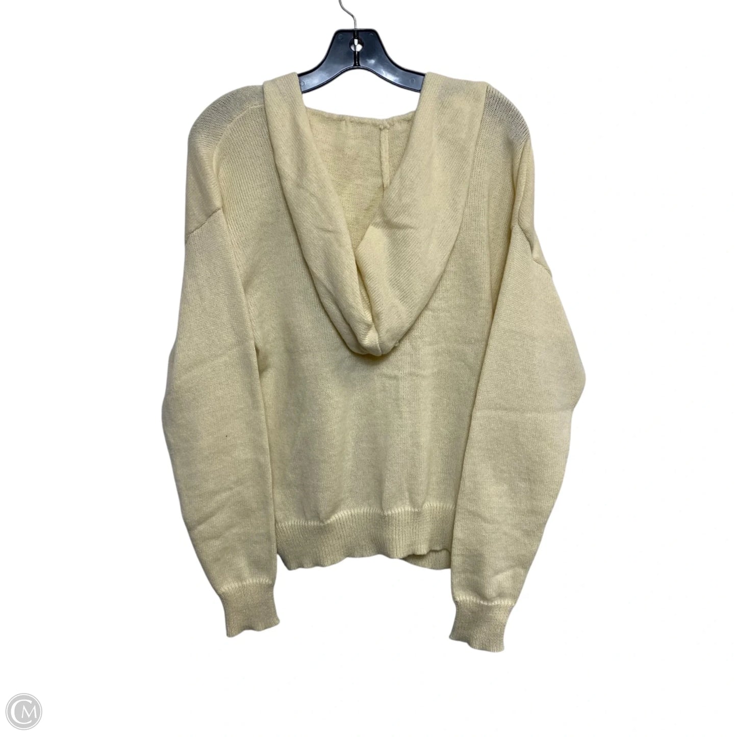 Sweater Cardigan By Cmf In Cream, Size: M