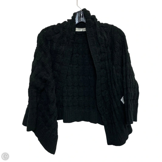 Sweater Cardigan By Cato In Black, Size: 1x