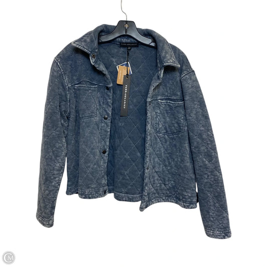 Jacket Puffer & Quilted By Jane And Delancey In Blue, Size: M