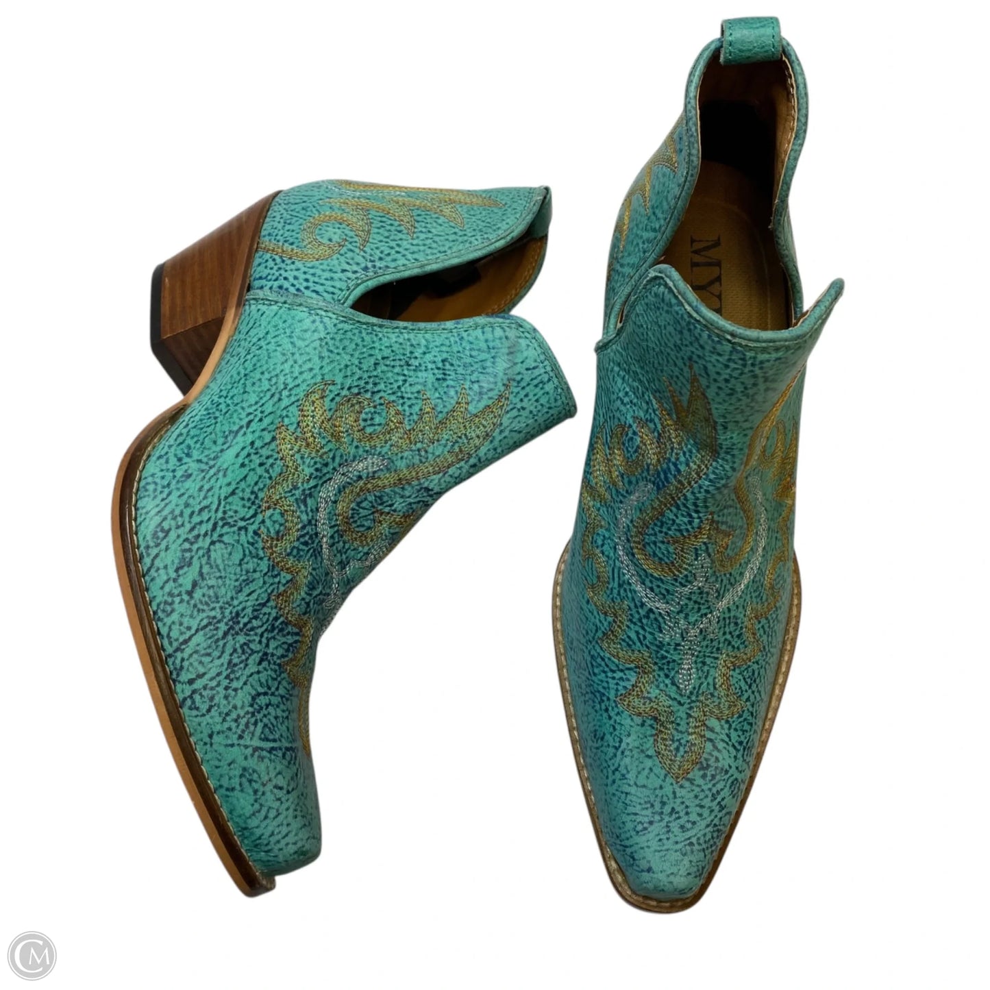 Boots Western By Myra In Teal, Size: 8