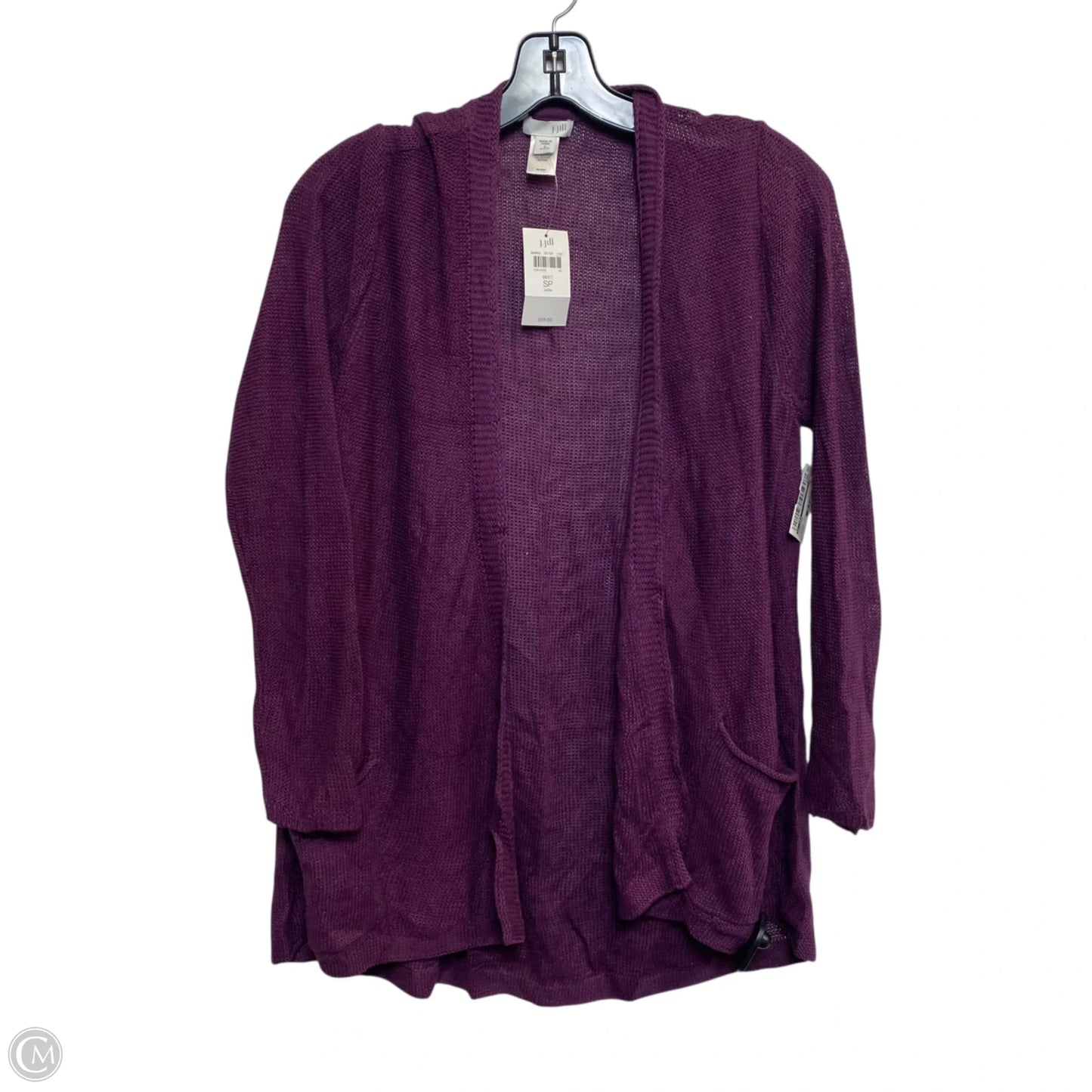 Cardigan By J. Jill In Purple, Size: Sp