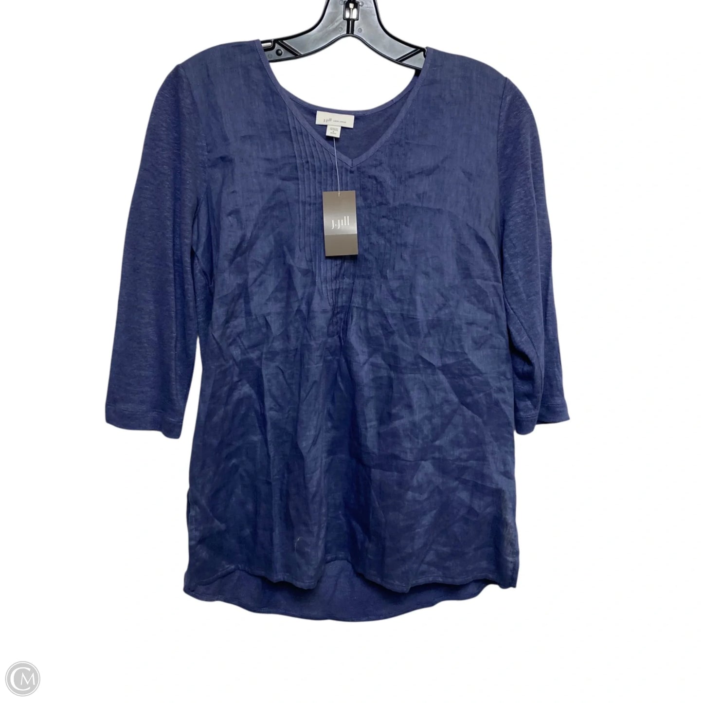 Top 3/4 Sleeve By J. Jill In Blue, Size: Sp