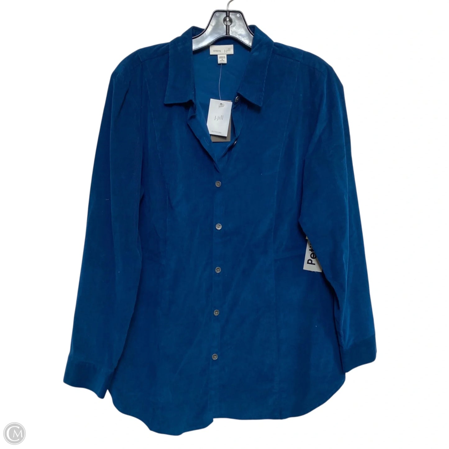 Top Long Sleeve By J. Jill In Blue, Size: Mp