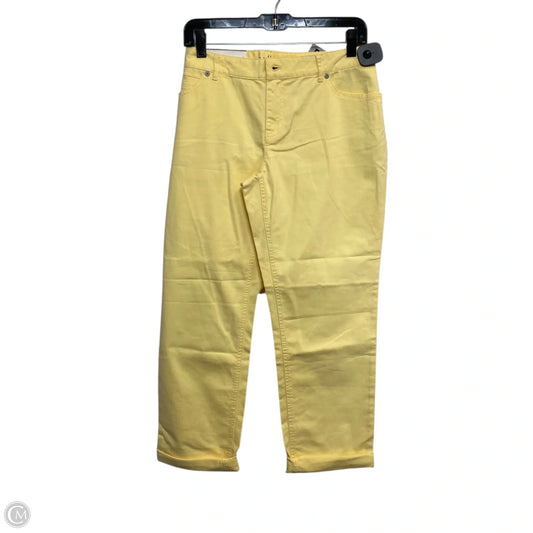 Pants Chinos & Khakis By J. Jill In Yellow, Size: 10p