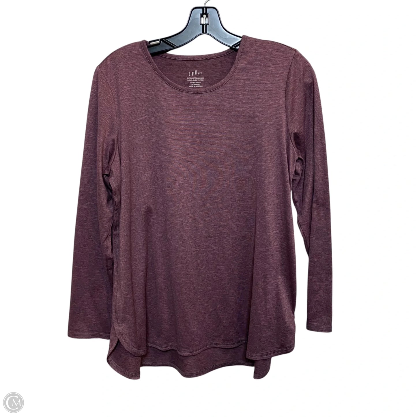 Athletic Top Long Sleeve Crewneck By J. Jill In Purple, Size: Mp