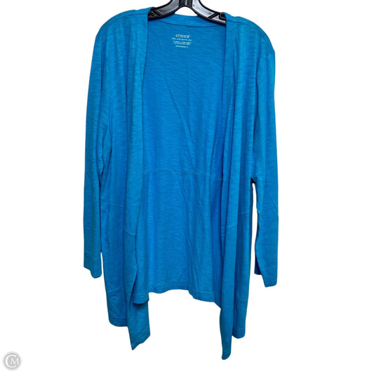 Cardigan By Chicos In Blue, Size: Xl