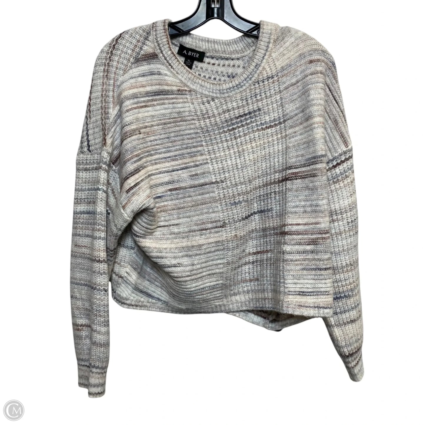 Sweater By A Byer In Blue & Pink, Size: Xl