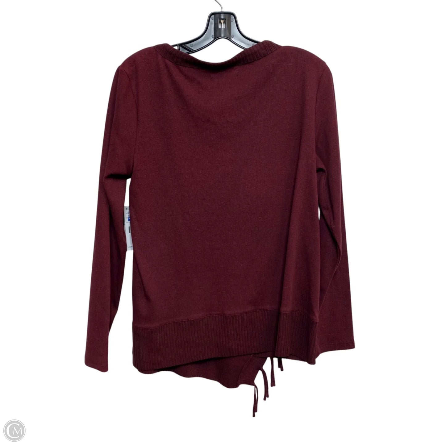 Top Long Sleeve By Rafaella In Red, Size: S