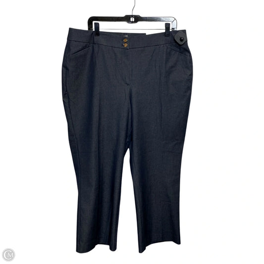 Pants Cropped By Chicos In Grey, Size: 14