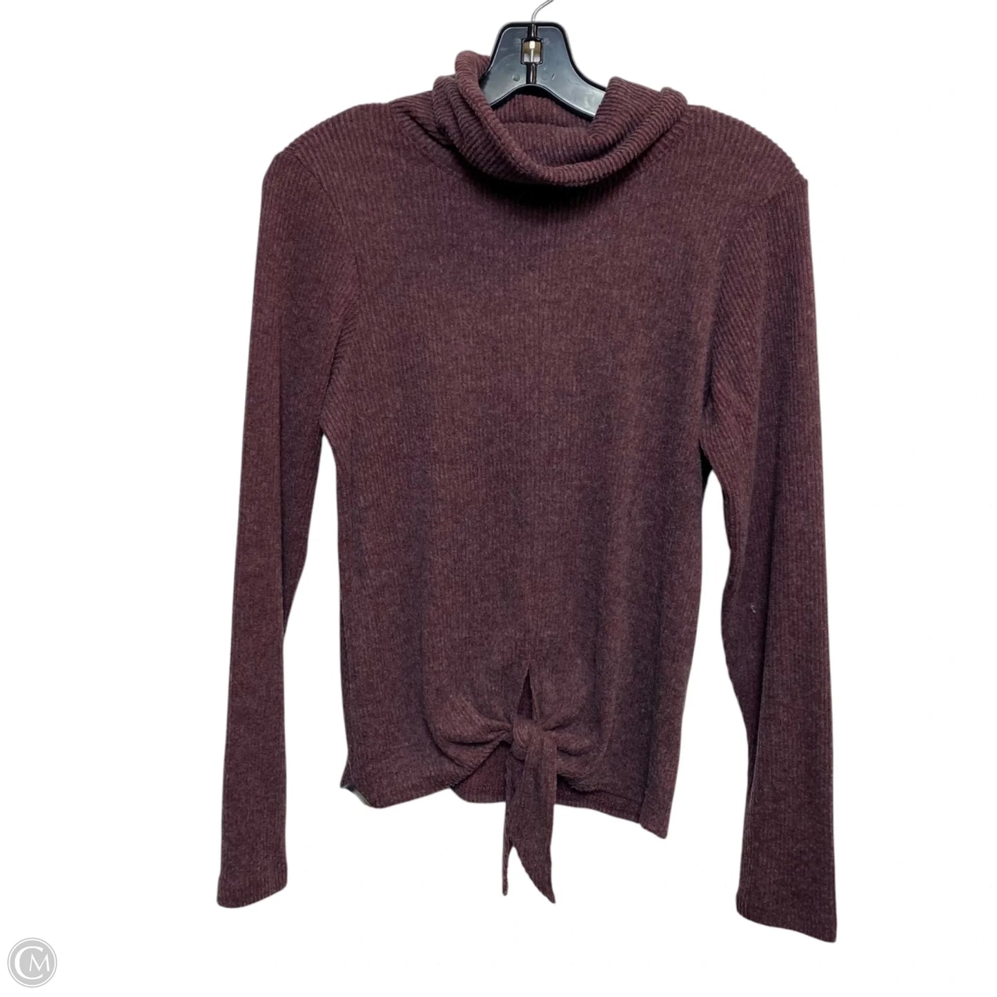 Top Sleeveless By Olivia Sky In Maroon, Size: S