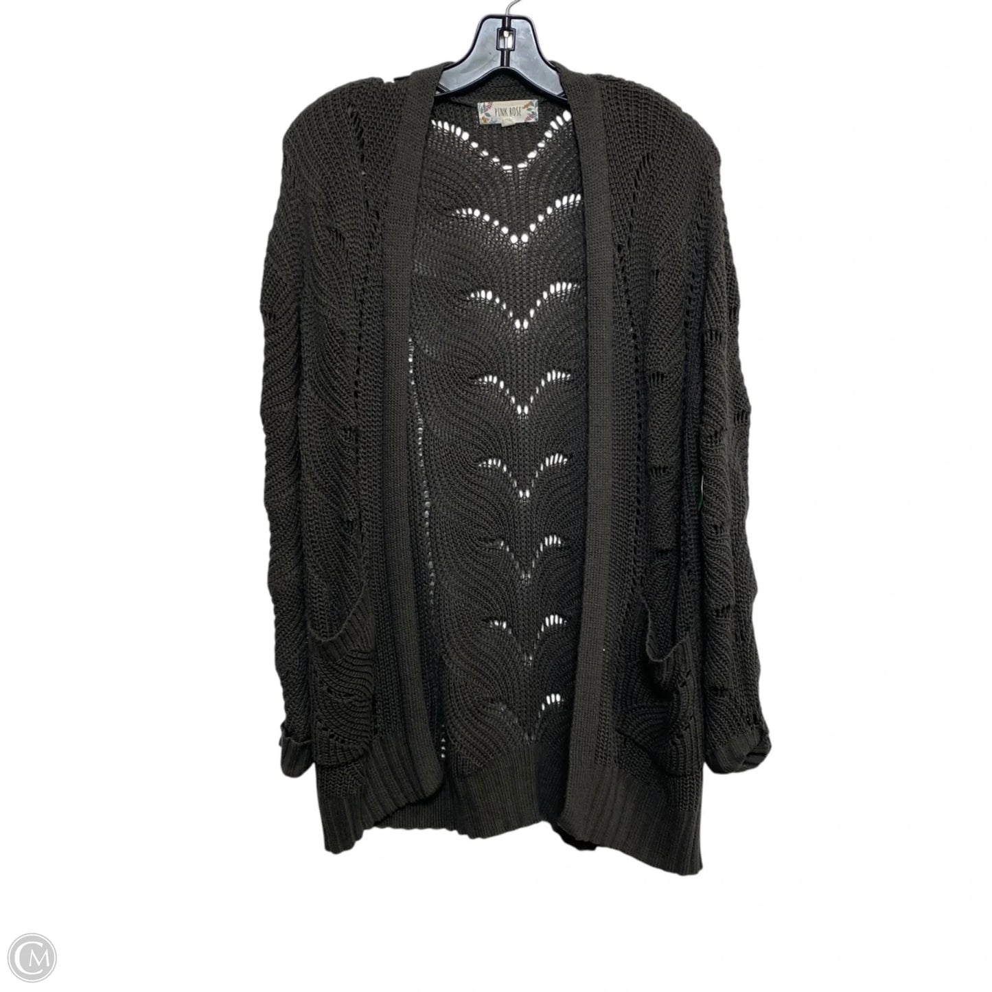 Cardigan By Pink Rose In Grey, Size: S