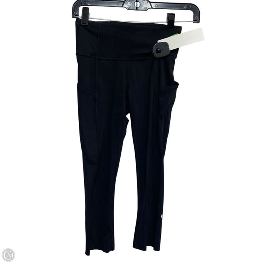 Athletic Leggings Capris Designer By Lululemon In Black, Size: Xs
