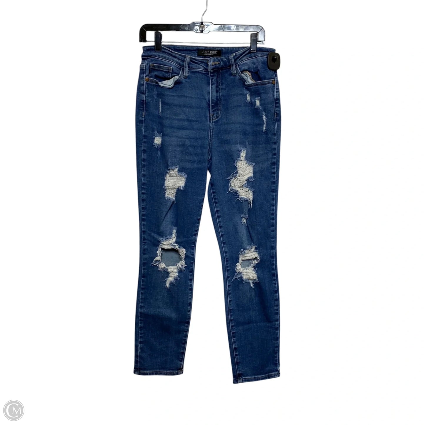 Jeans Skinny By Judy Blue In Blue Denim, Size: 8