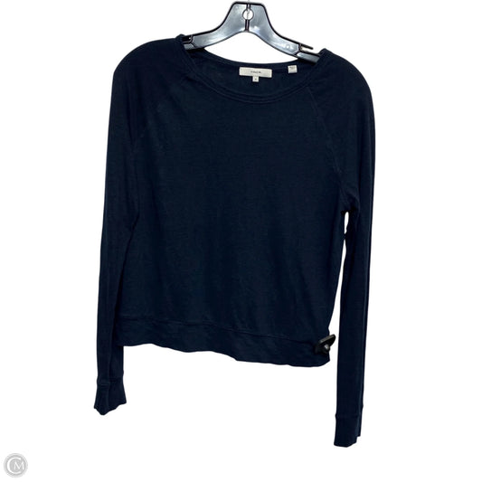Top Long Sleeve By Vince In Navy, Size: M
