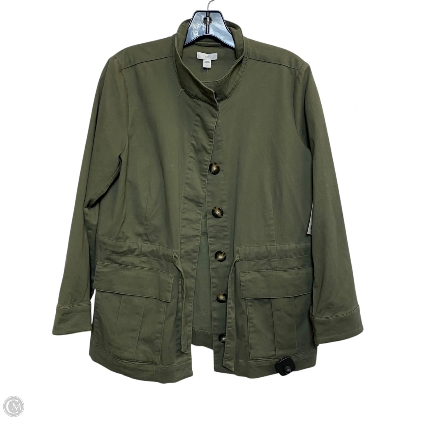 Jacket Utility By J. Jill In Green, Size: Sp