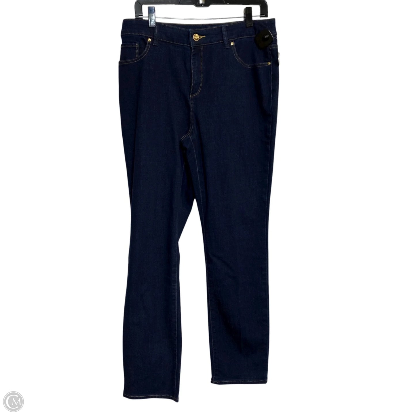 Jeans Skinny By Chicos In Blue Denim, Size: 8