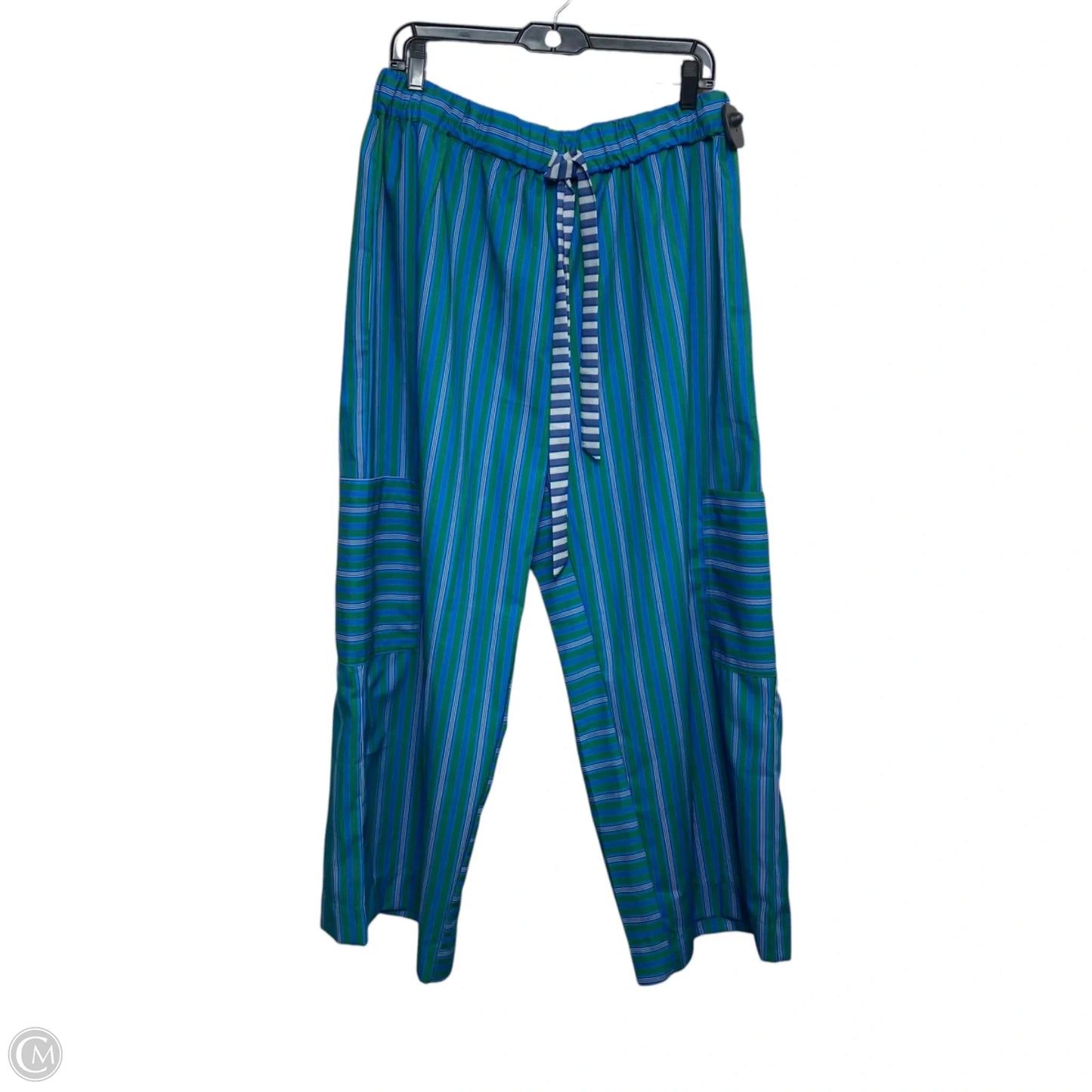 Pants Wide Leg By Cmf In Blue & Green, Size: Xl