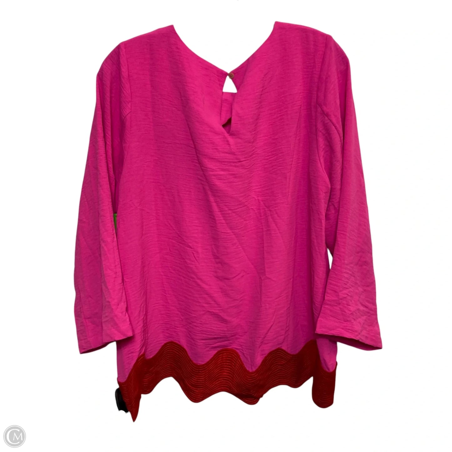 Top Long Sleeve By Jodifl In Pink, Size: M