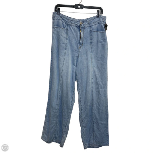 Jeans Wide Leg By Kensie In Blue Denim, Size: 14