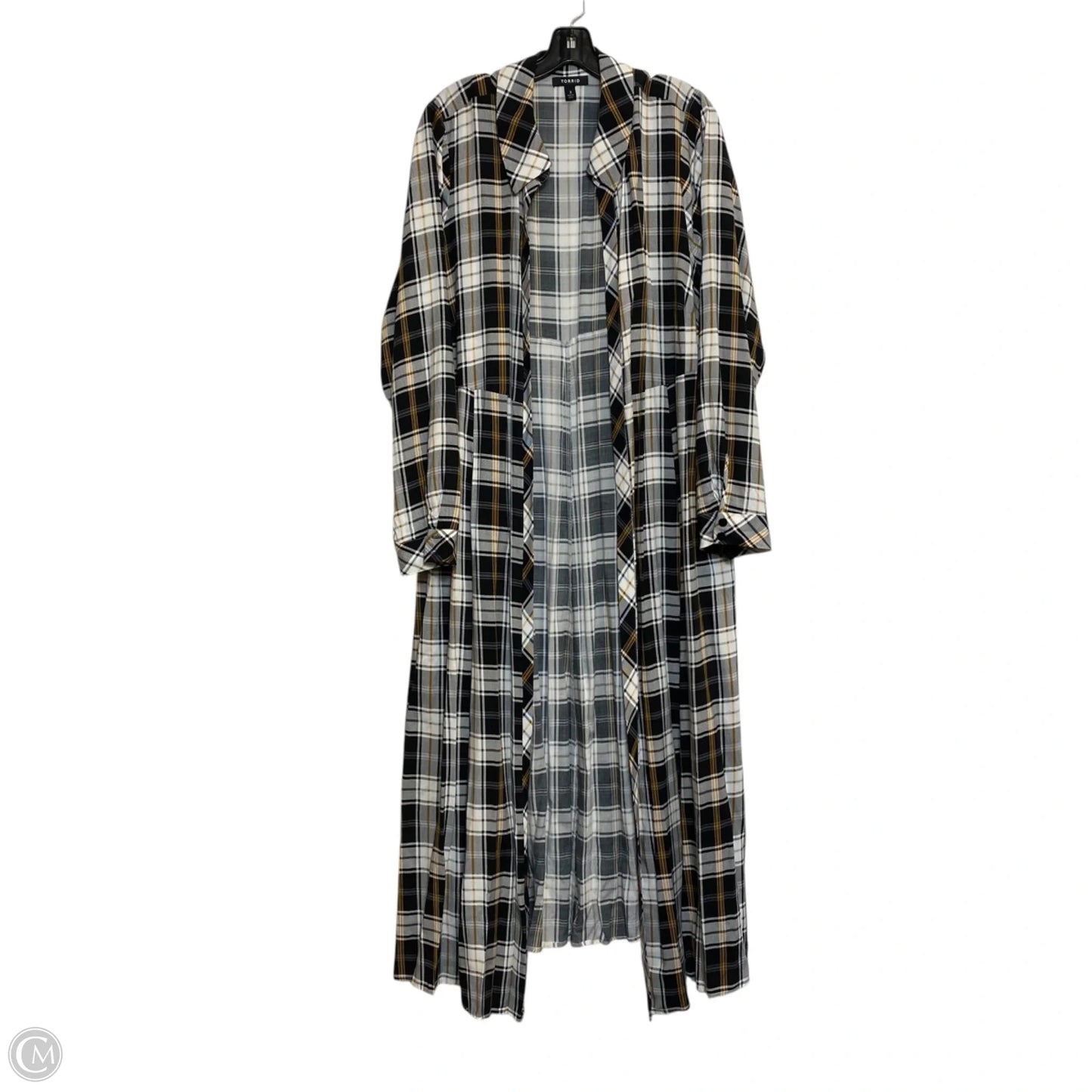 Dress Casual Maxi By Torrid In Black & White, Size: 3x