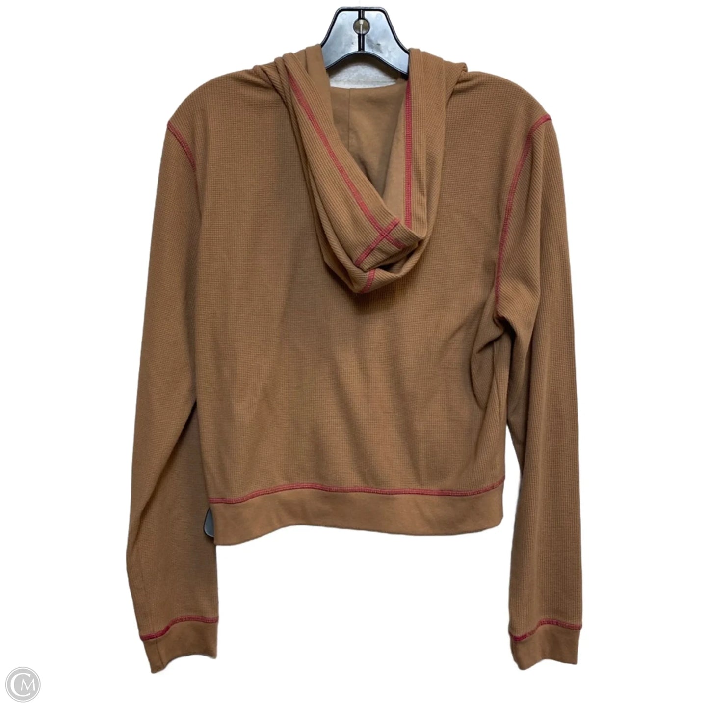 Athletic Jacket By Fabletics In Brown, Size: S