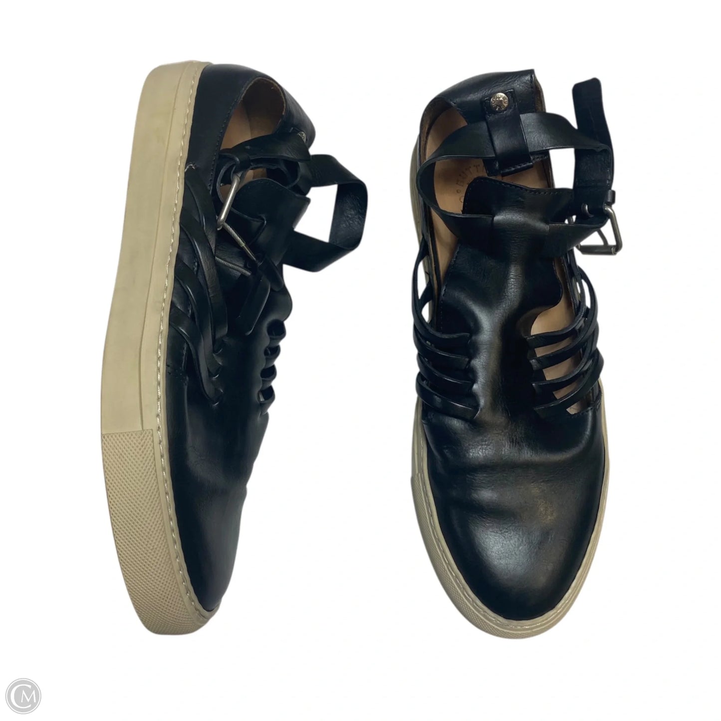 Shoes Flats By Buttero In Black, Size: 10.5