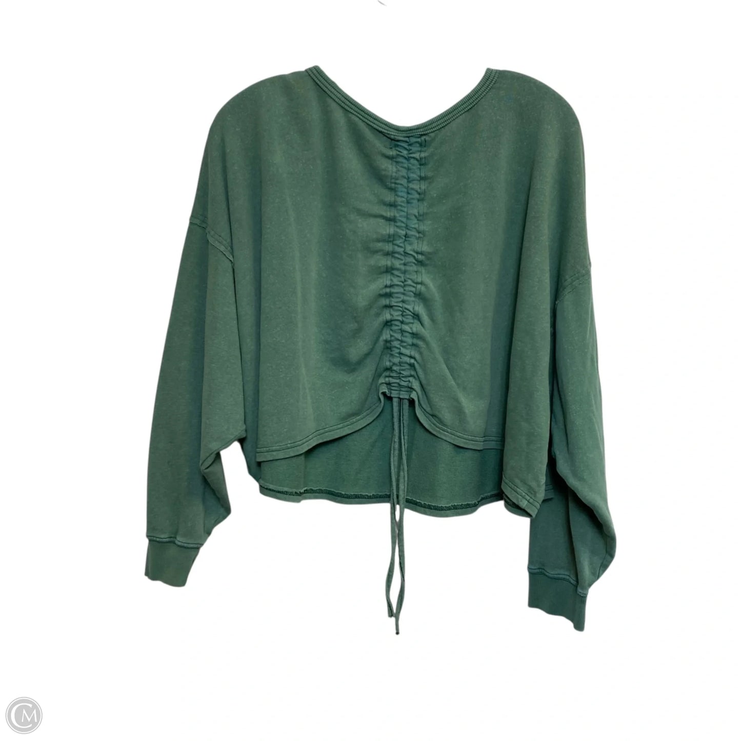 Top Long Sleeve By Mustard Seed In Green, Size: M