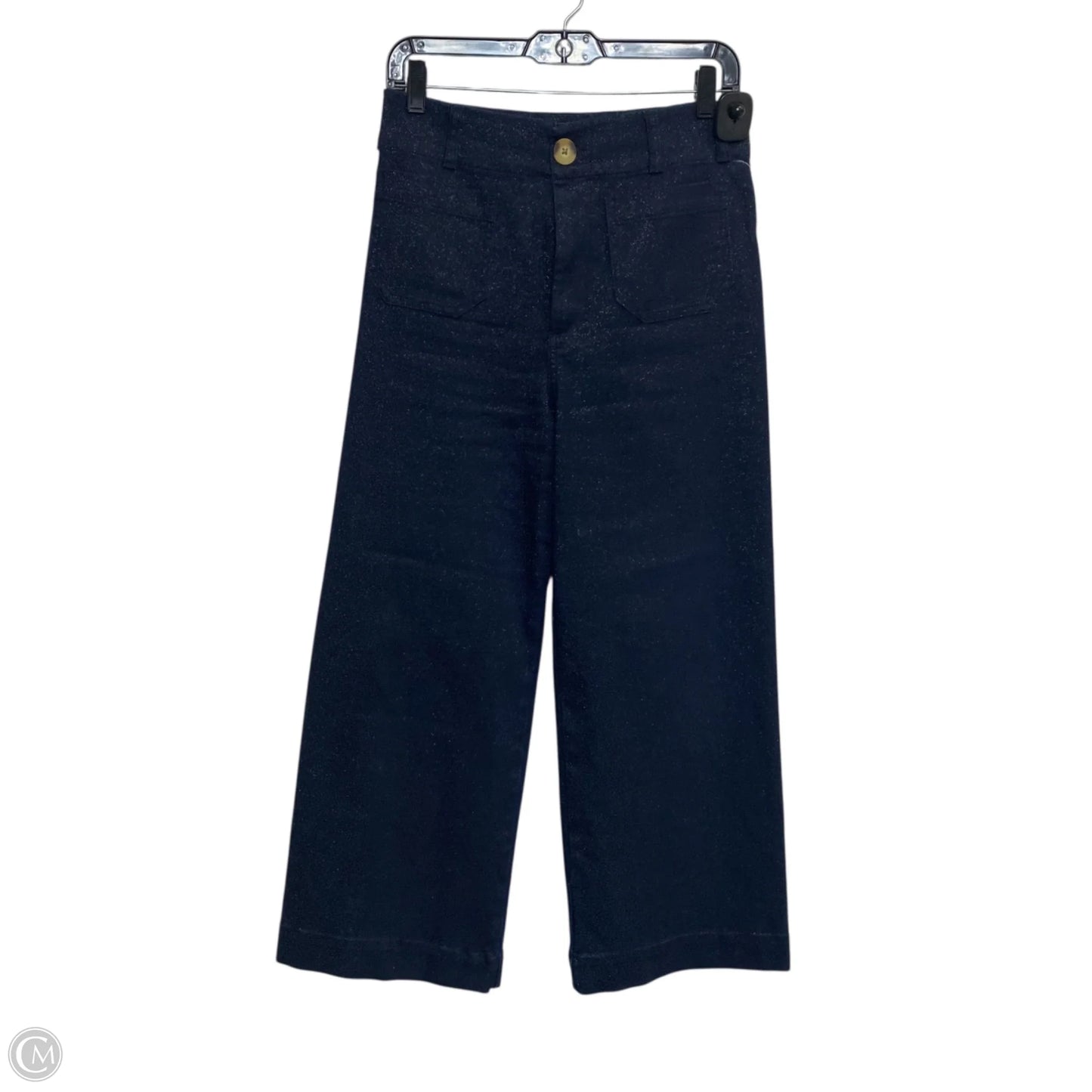 Jeans Wide Leg By Maeve In Blue Denim, Size: 4