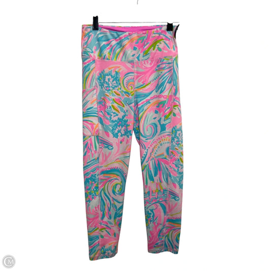 Pants Designer By Lilly Pulitzer In Blue & Pink, Size: M