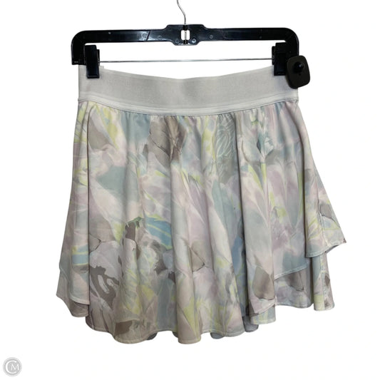 Athletic Skort By Lululemon In Pink & White, Size: M