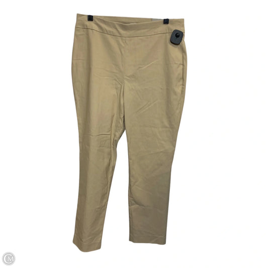 Pants Leggings By Chicos In Tan, Size: 6p