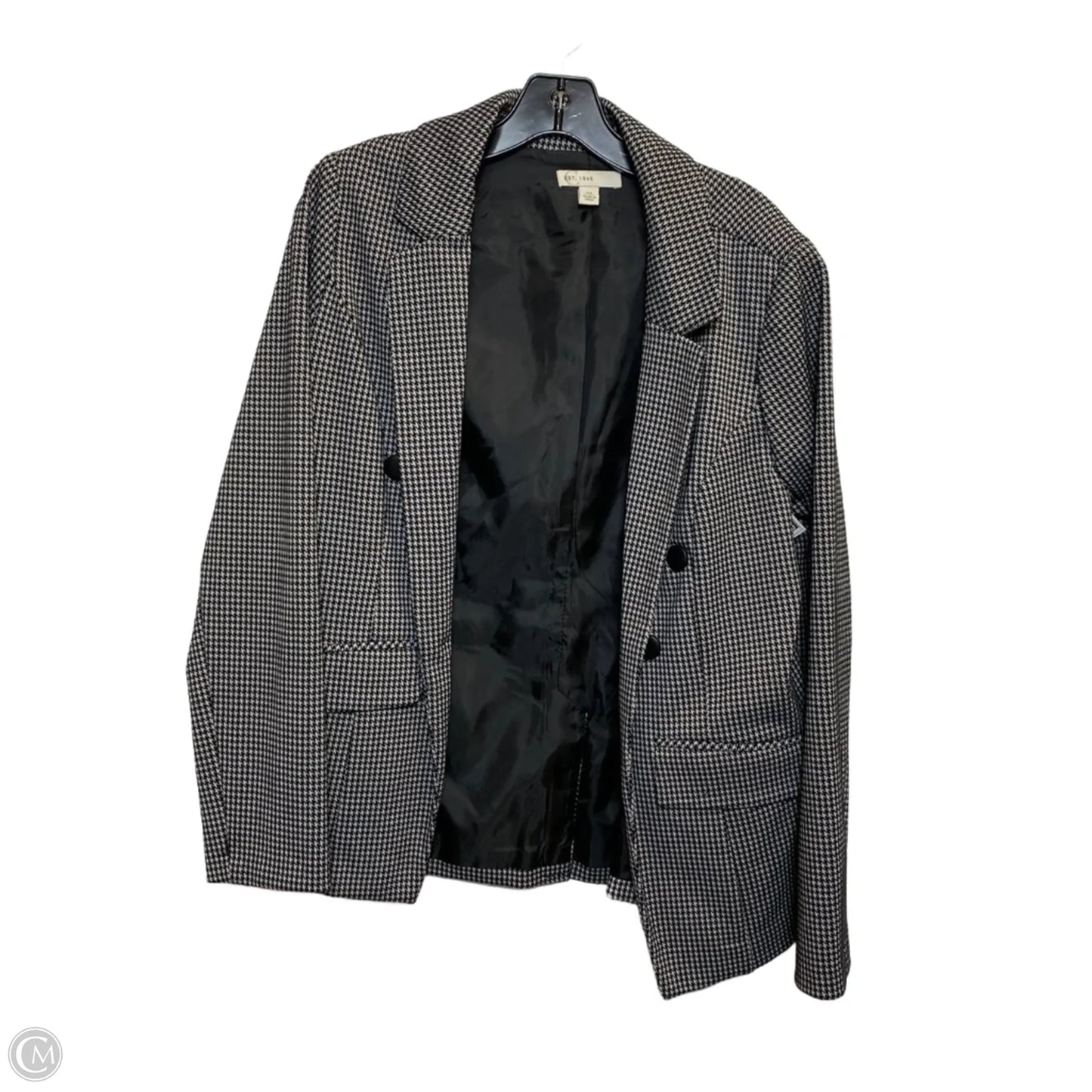 Blazer By Cato In Black & White, Size: M