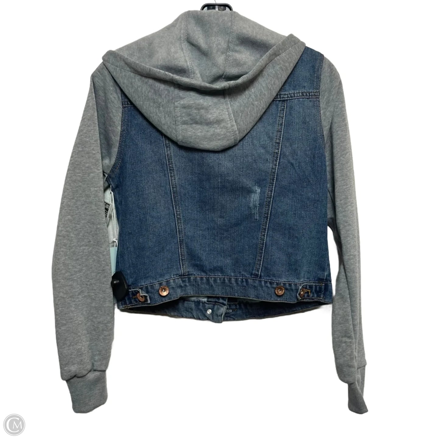 Jacket Denim By Ci Sono In Blue Denim, Size: S