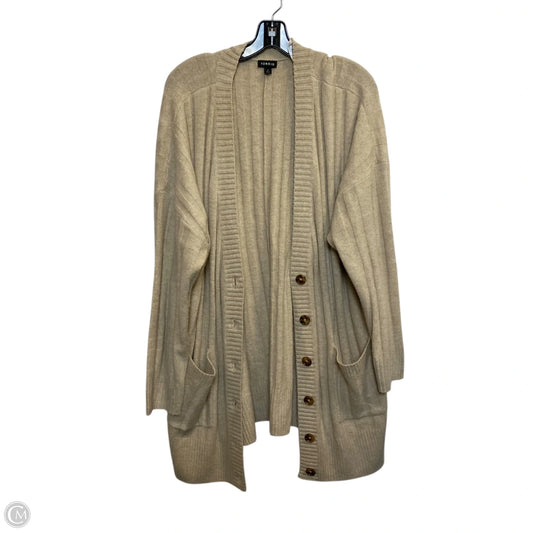Sweater Cardigan By Torrid In Tan, Size: 2x