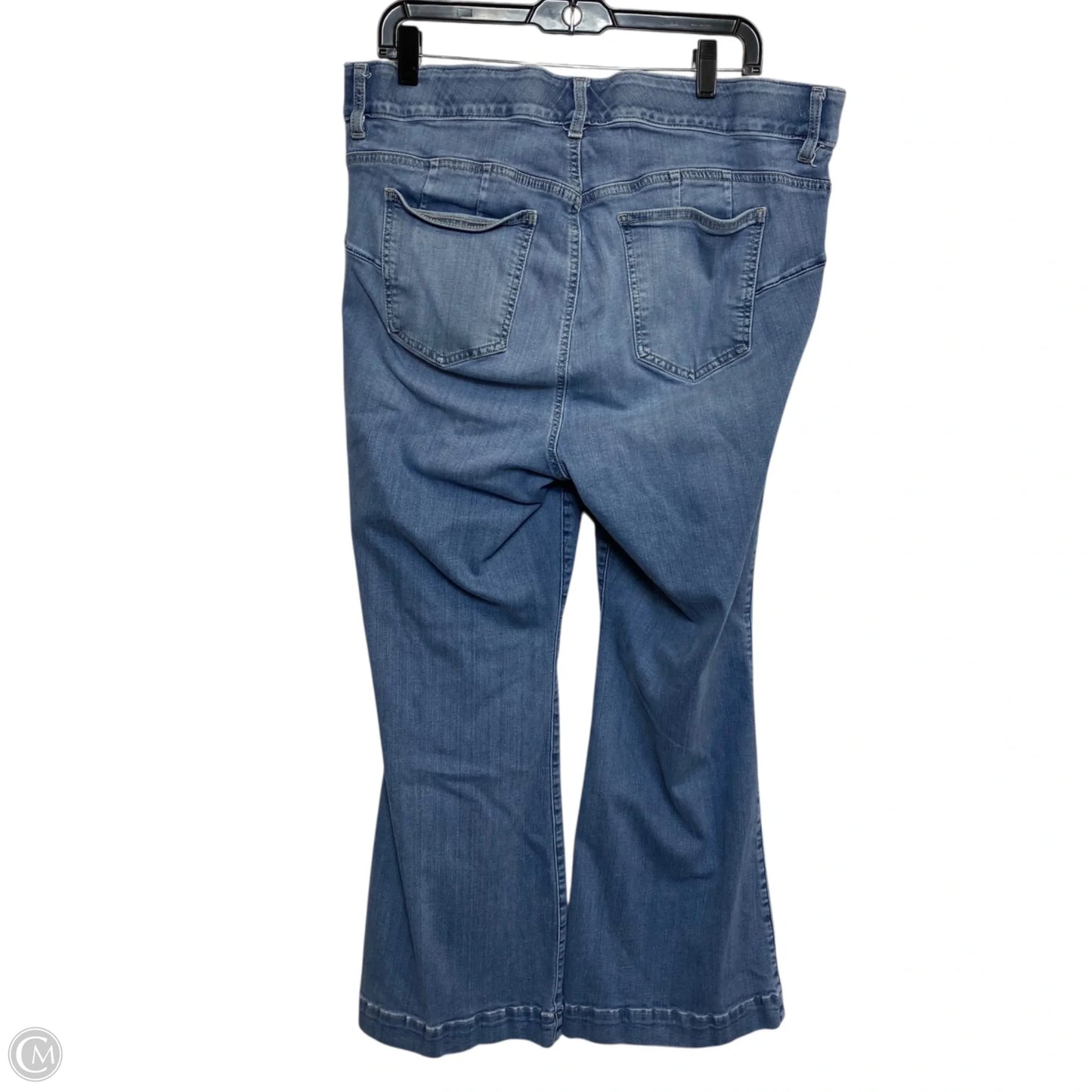 Jeans Flared By Torrid In Blue Denim, Size: 20