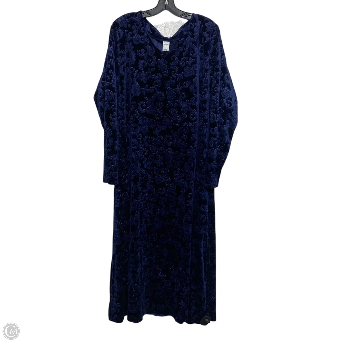 Dress Party Midi By Cmf In Blue, Size: 3x