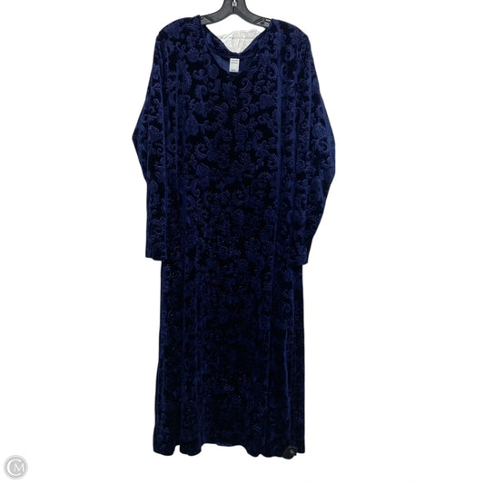 Dress Party Midi By Cmf In Blue, Size: 3x