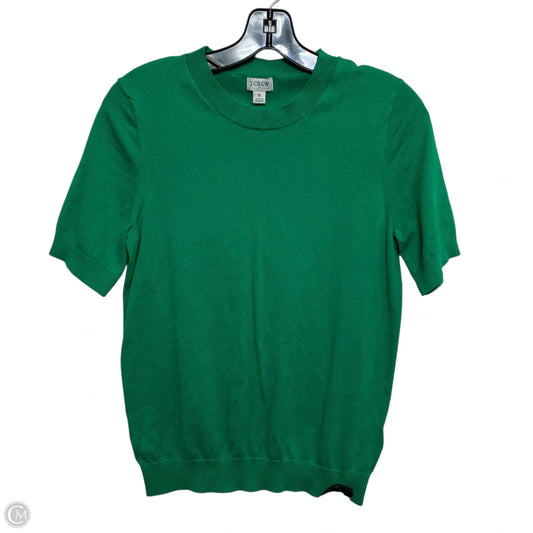 Sweater Short Sleeve By J. Crew In Green, Size: S